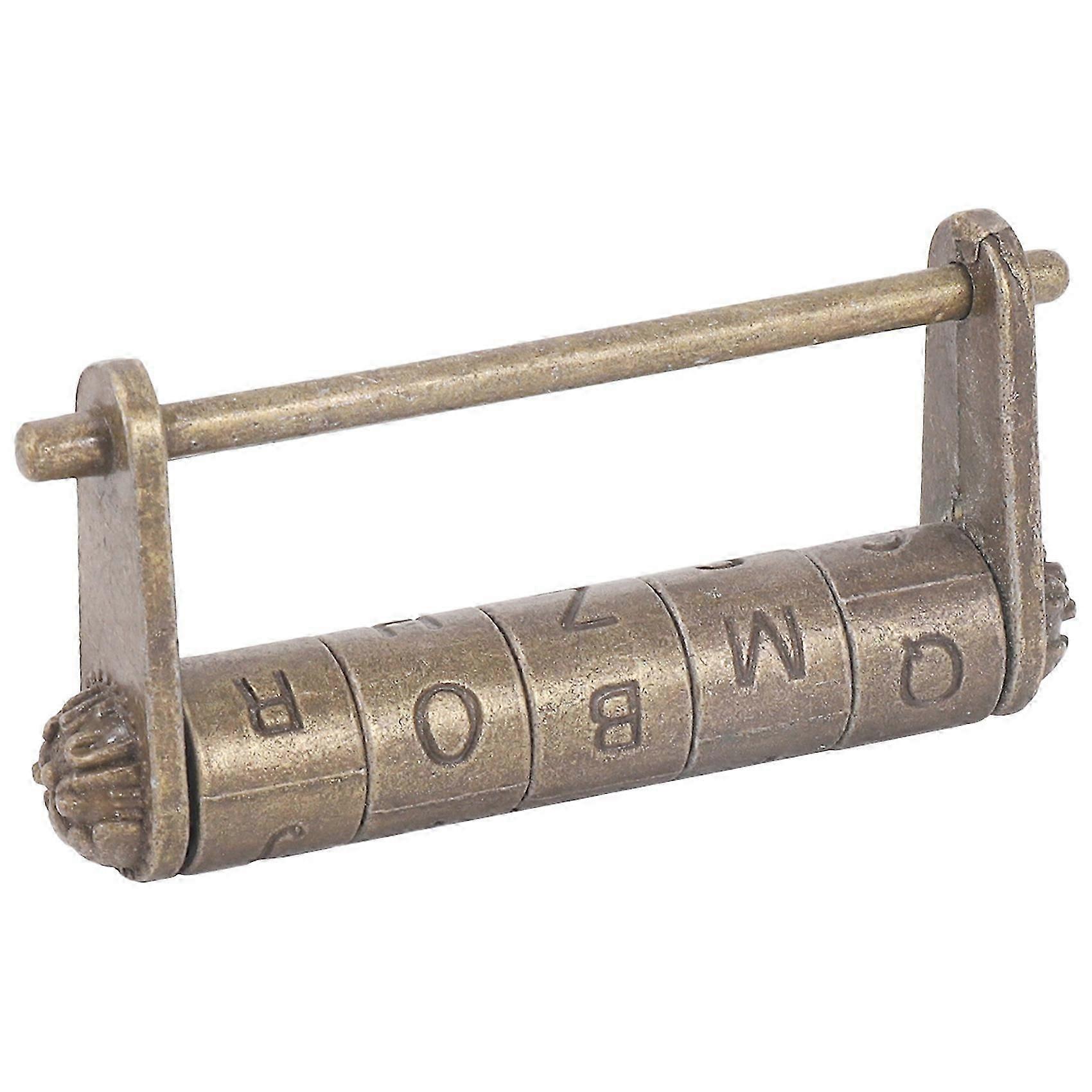 Decorative lock for cabinet drawer with antique Chinese pattern