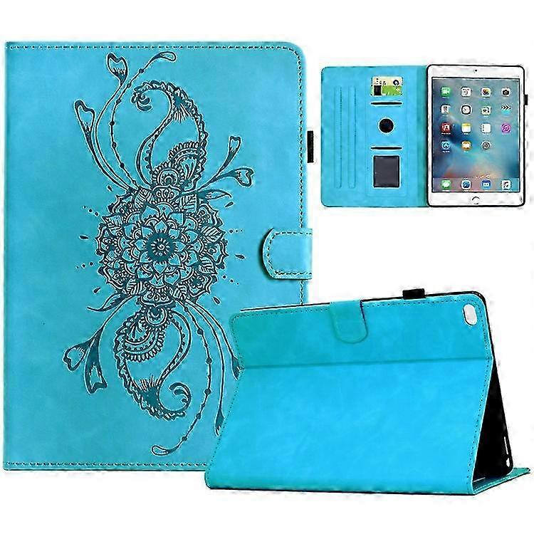 Capa de couro compatível com iPad mini (2019) de 7,9 polegadas / Mini 4 / mini 3 / mini 2 / Mini Mandala, com cartão incluso.