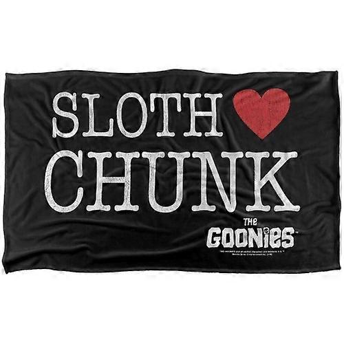 The Goonies Chunk Heart Sloth Blanket