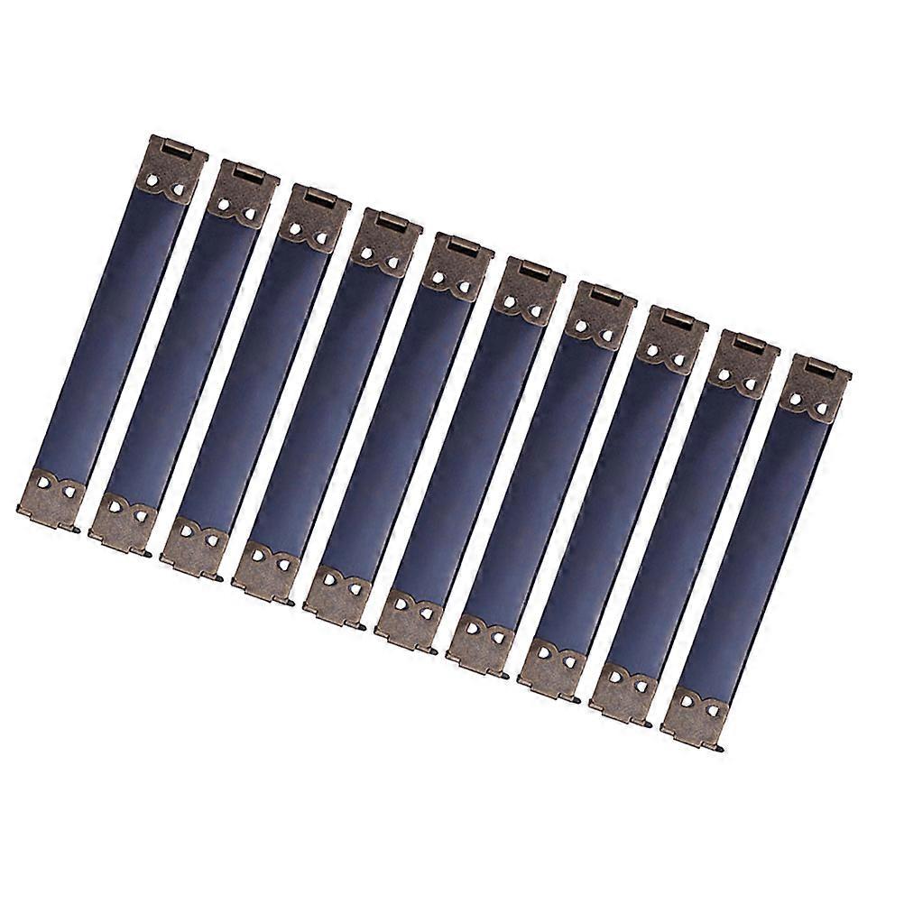 Metal Internal Flex Frames for Handbag Hinges DIY 100Pcs Dark Green Clips