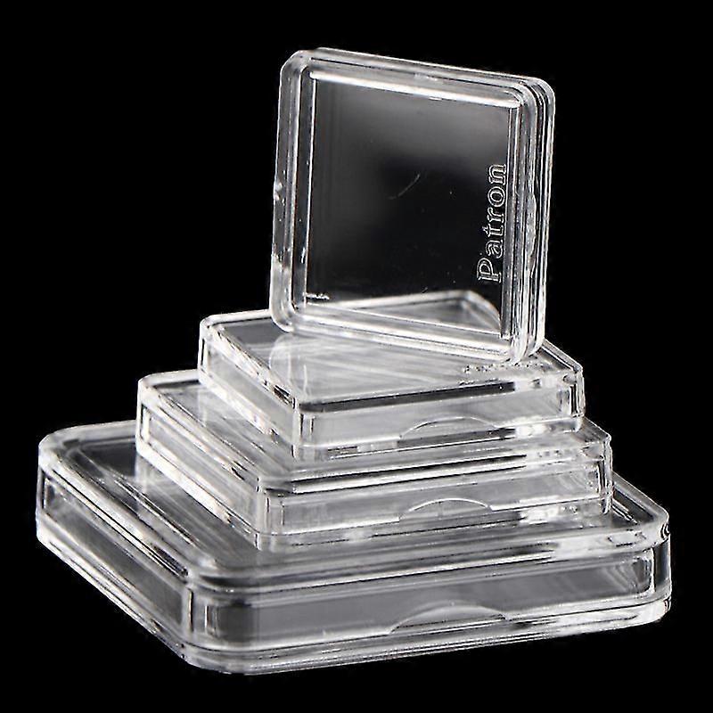 10pcs Square Clear Protector Containers Case For Token Board Game Holder Boxes