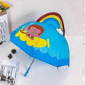 Uroczy, kreskówkowy, dziecięcy, anime, parasol dla dzieci, dziewczynki i chłopca, długi uchwyt, kreatywny, uroczy parasol, uczeń, półautomatyczne parasole 26-27