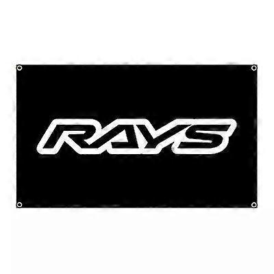 Volk Racing Rays Wheels Flag Banner Zy1711