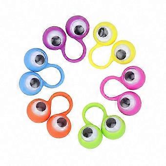 50 Pcs Multicolour Plastic Finger Puppet Set