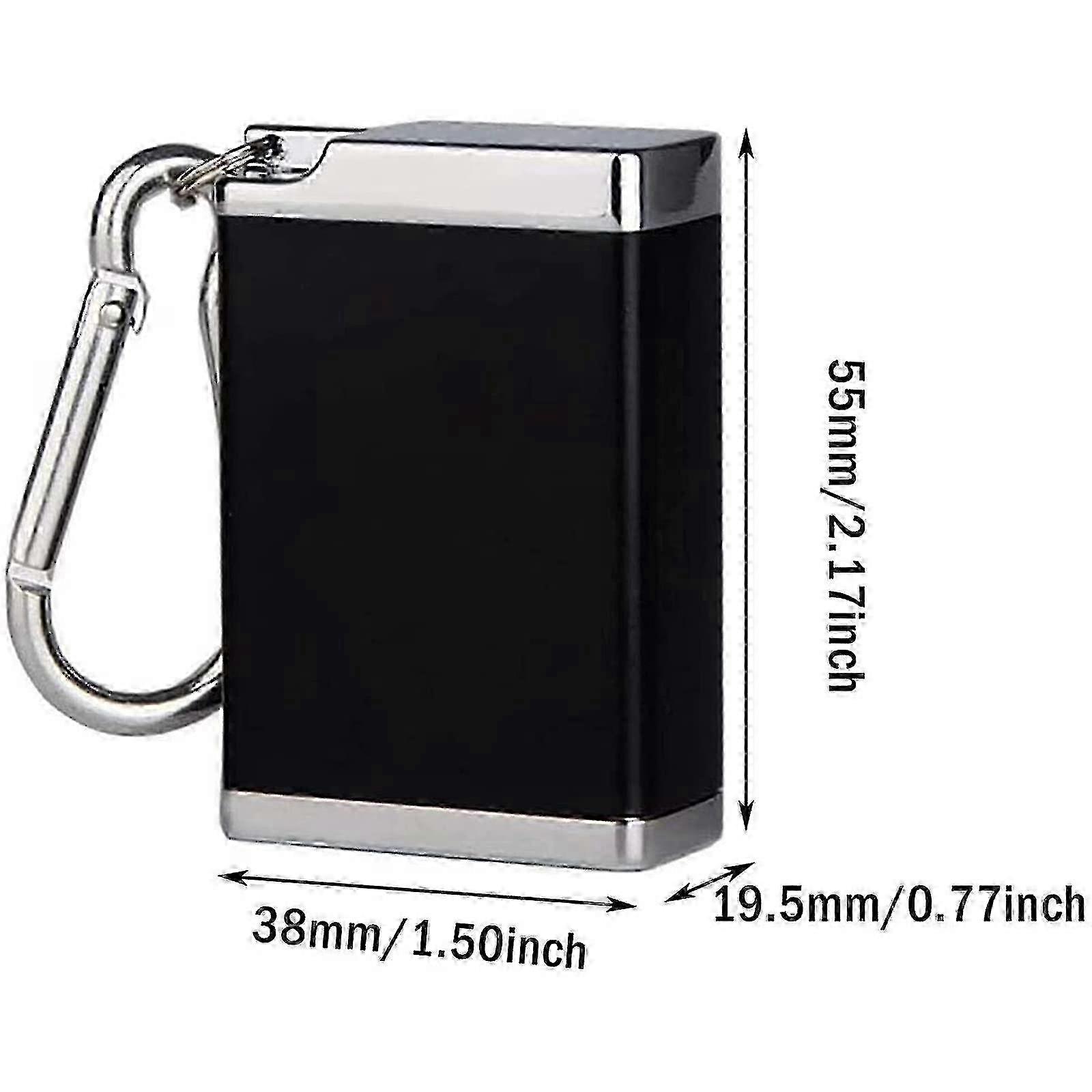 Compact Sealed Ashtray With Key Ring