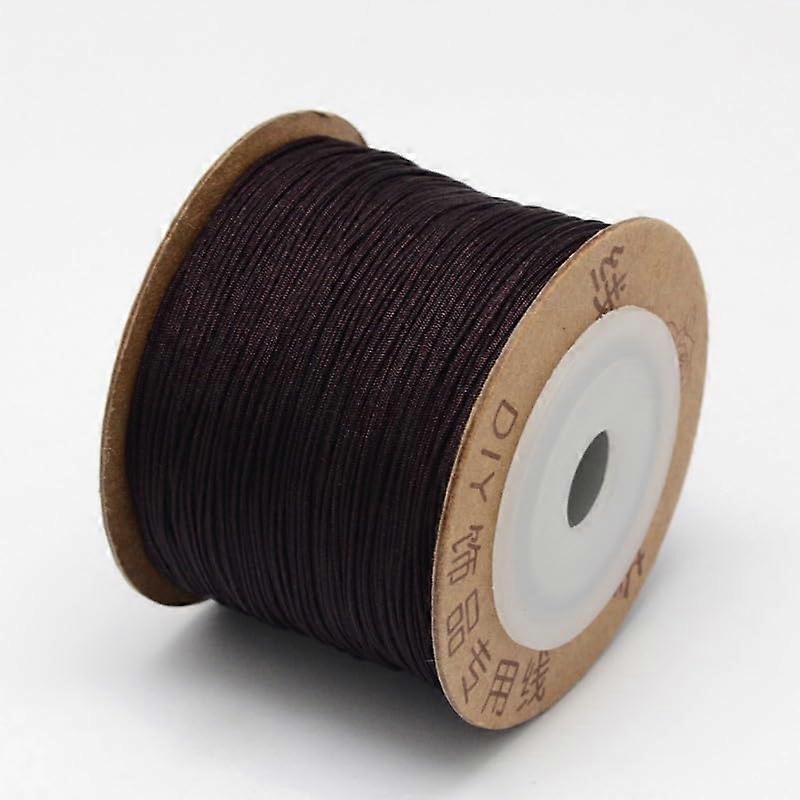 Nylon Threads Coconut Brown 0.6mm 109.36 Yards(100m)/Roll