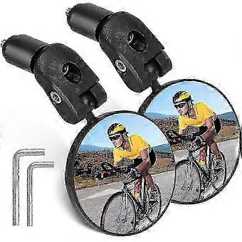 R8 Bike Mirror,Bicycle Mirror 360 Adjustable Convex Mirror2Pcs Bike Rear View Mirrors Adjustable Rotatable Handlebar Mounte 7654 B xt919