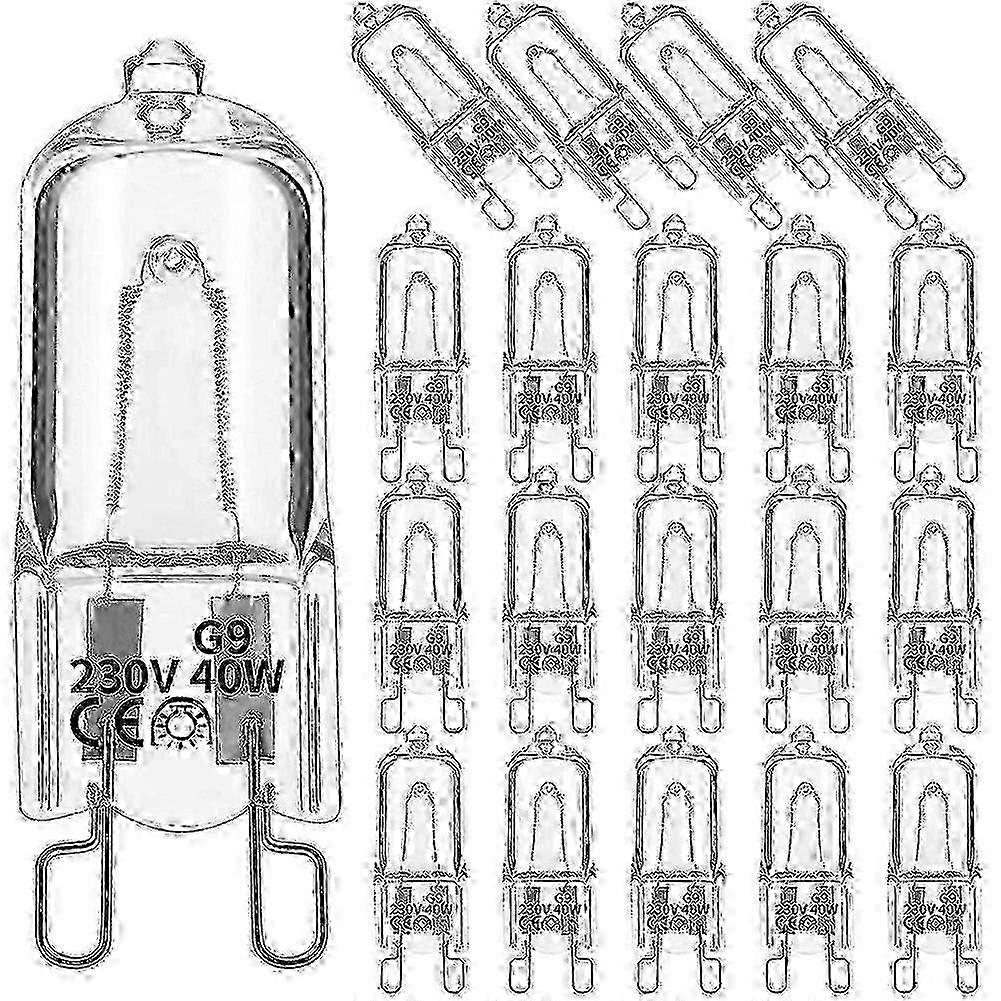 G9 Halogen Bulbs 40W 2800K Dimmable