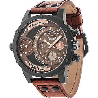 Police watches adder reloj para Hombre Analógico de Cuarzo con brazalete de Piel de vaca R1451253001