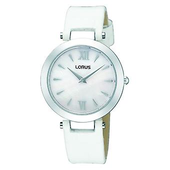 Lorus Watches Quartz Analog Women Watch with RRW85DX9 Cowskin Bracelet