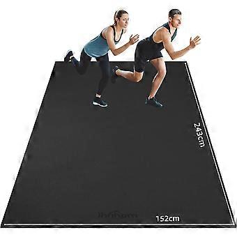Fitnessmat Vloerbeschermingsmat - 183 x 123 cm - Antislip En Schokabsorberend