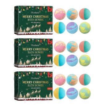 Bath Bombs Gift Set for Women - Handmade Bubble Bath Bombs with Shea & Coco Butter, Dry Skin Moisturizer, Spa Relaxing Gift ky