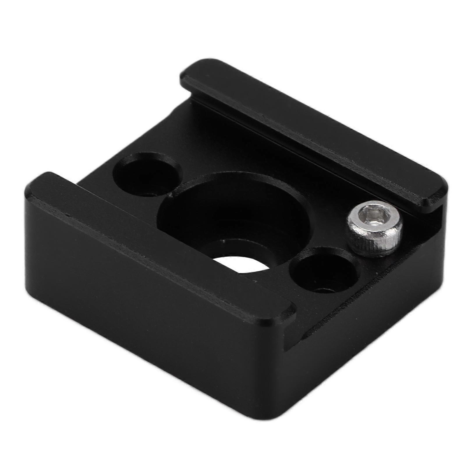 Universal Cold Shoe Mount Adapter Base Bracket with Mounting Screw for Camera Cage Moniter