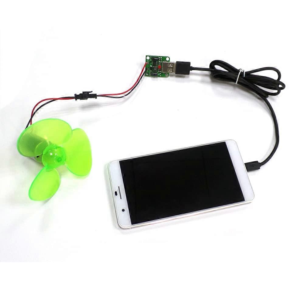 Mini USB Wind Turbine Generator 5V DC Output for DIY Projects, Science Experiments