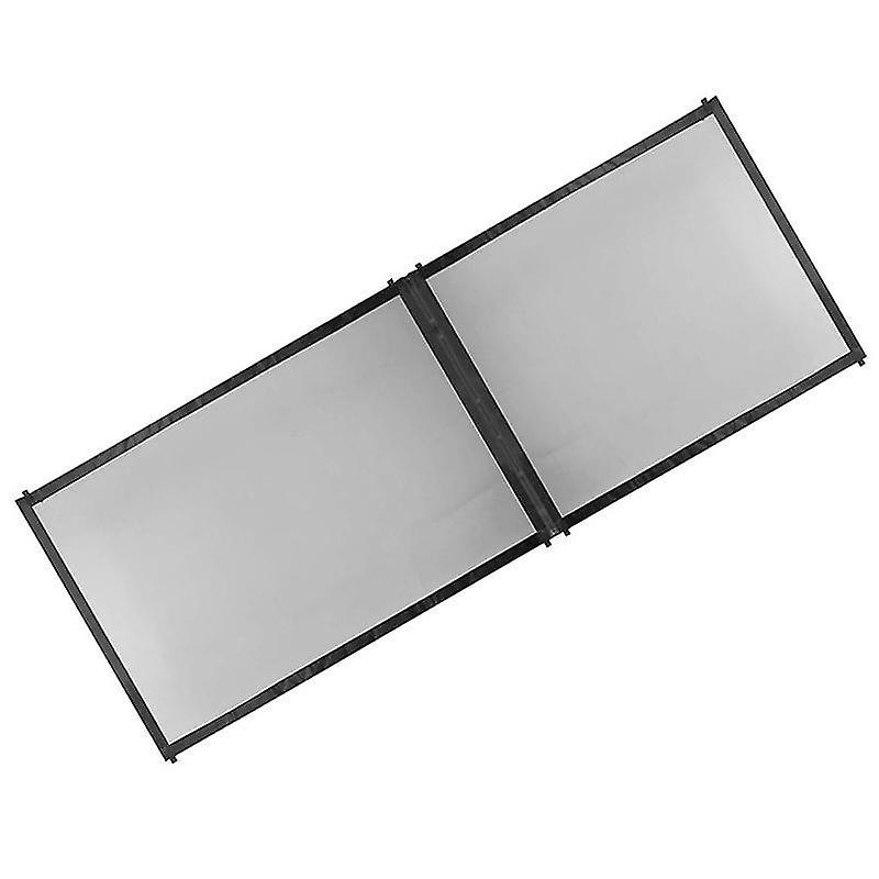 210X71.6cm Black Pet Playpens 1 Set Pet Gate House Providing Safe Enclosure Dog Isolation Fence With