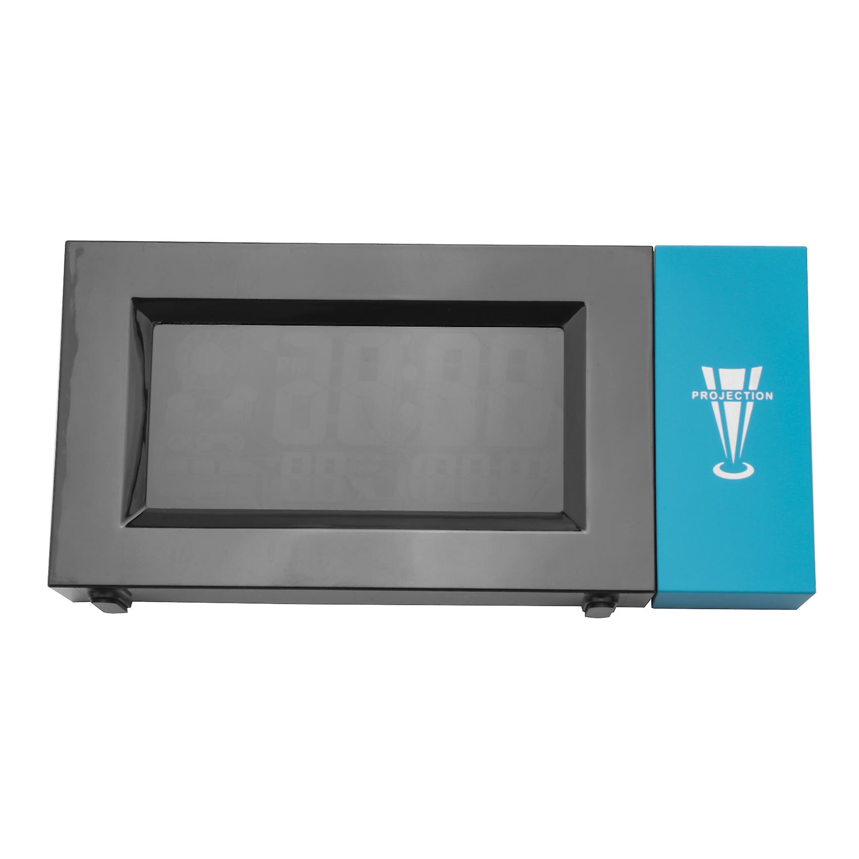Wecker mit Projektor Digitaler Wecker für Nachttisch Mode Wecker LED Digital Alarm Cl