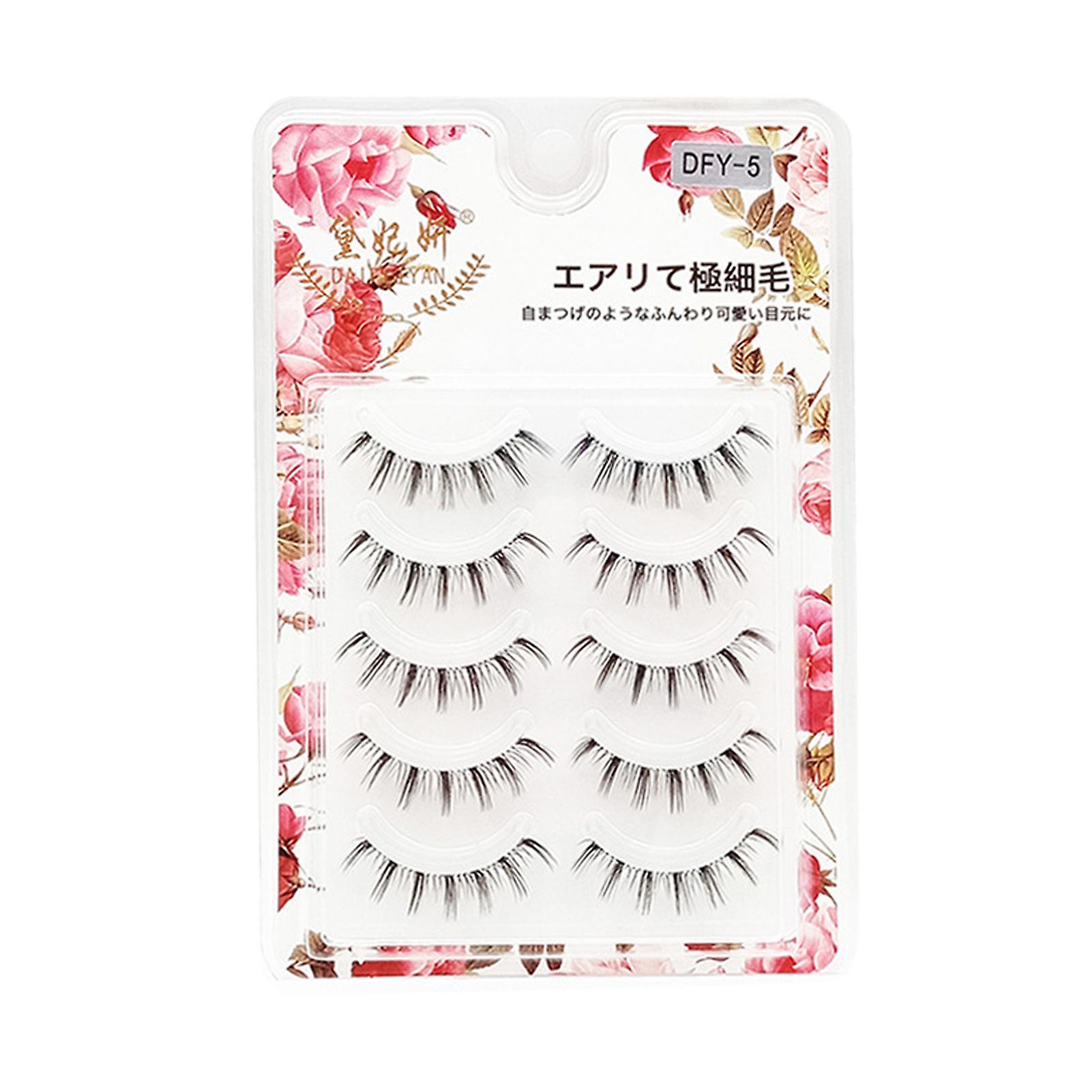 Natural Look Wispy Eyelashes 3d Lash Thick Volume Long Lashes