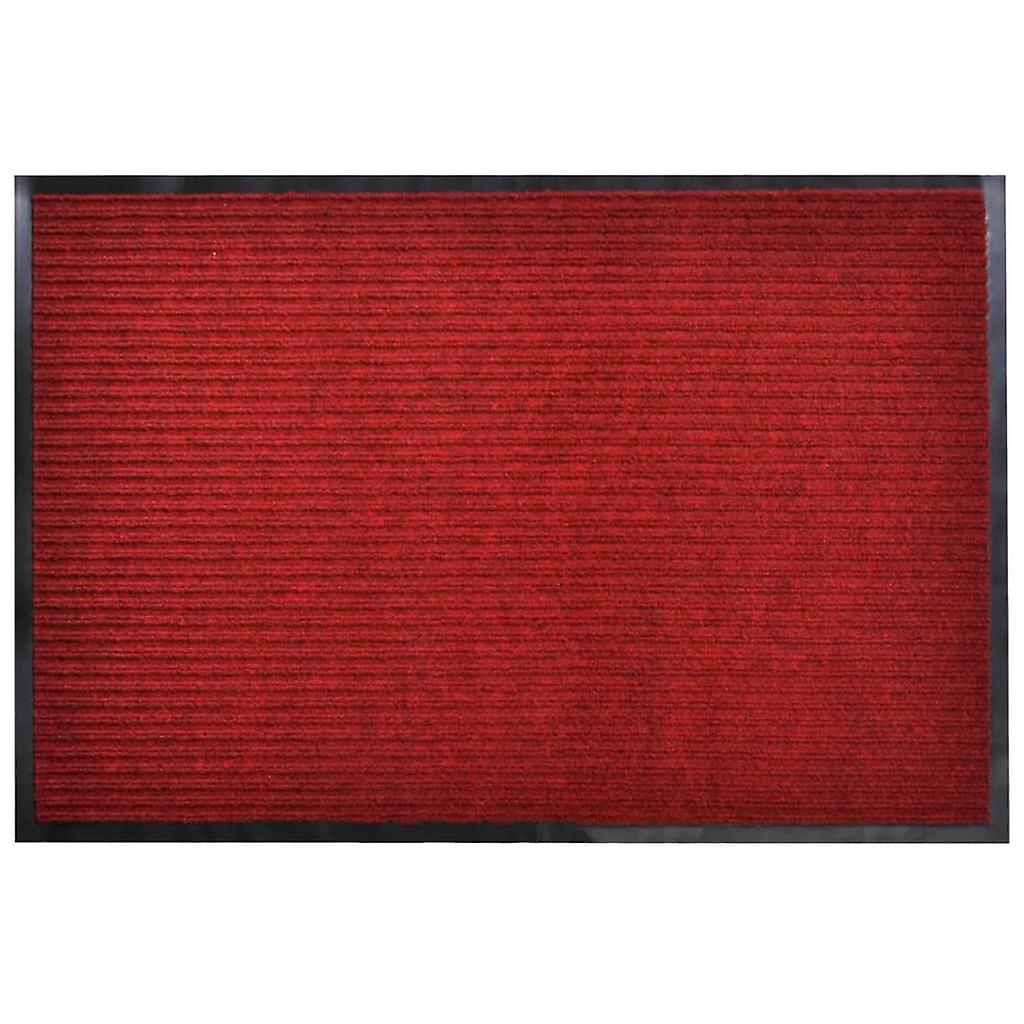 Red PVC doormat 120 x 180 cm