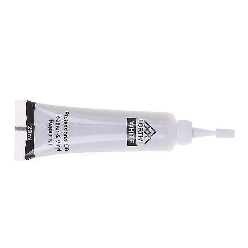 Kit de réparation de vinyle en cuir professionnel de bricolage blanc 20ml
