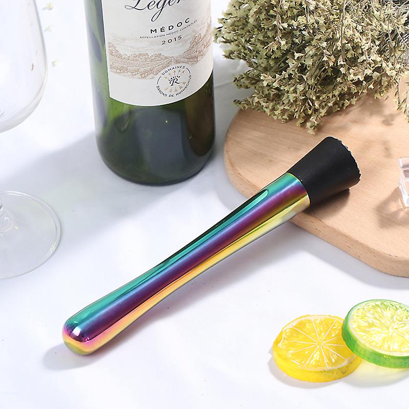 Stainless Steel Ice Breaker Cocktail Muddler Swizzle Stick For Bar Tool