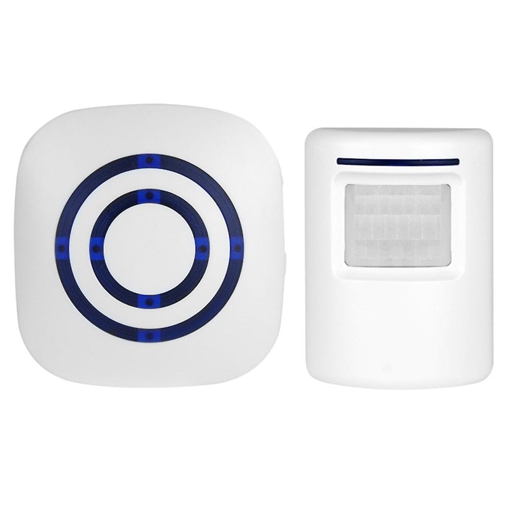 Split Type Induction Doorbell Welcome Alarm Wireless Pir Infrared Motion Detector Muisc 110-240v Burglar Alarm With Receiver