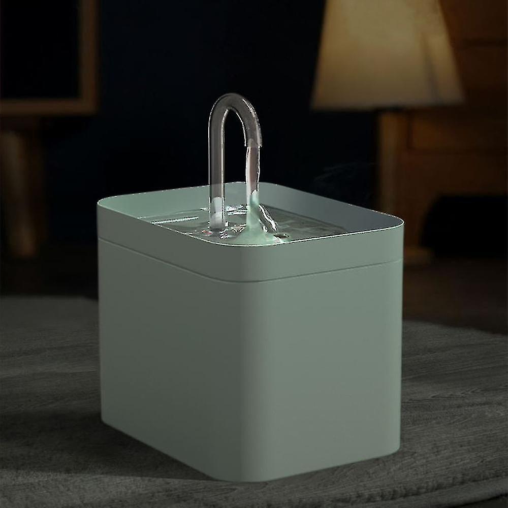 Cat Water Fountain Auto Filter Usb Electric Mute Cat Drinker Bowl 1.5l Recirculate Filtring Drinker