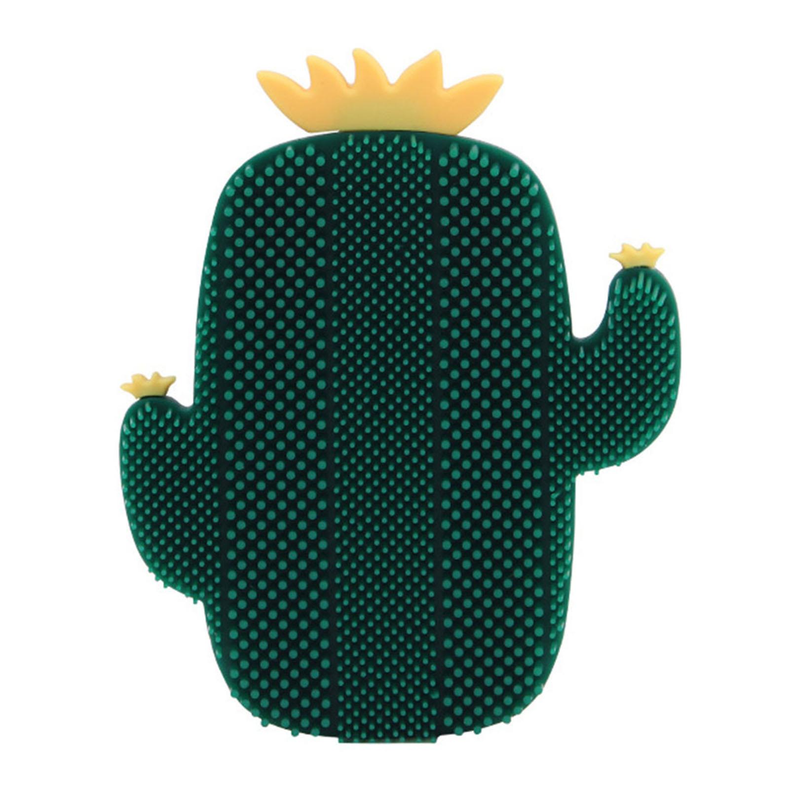 Silicone Cactus-shape Face Wash Brush Personalized Lightweight Brush for Face Cleaning