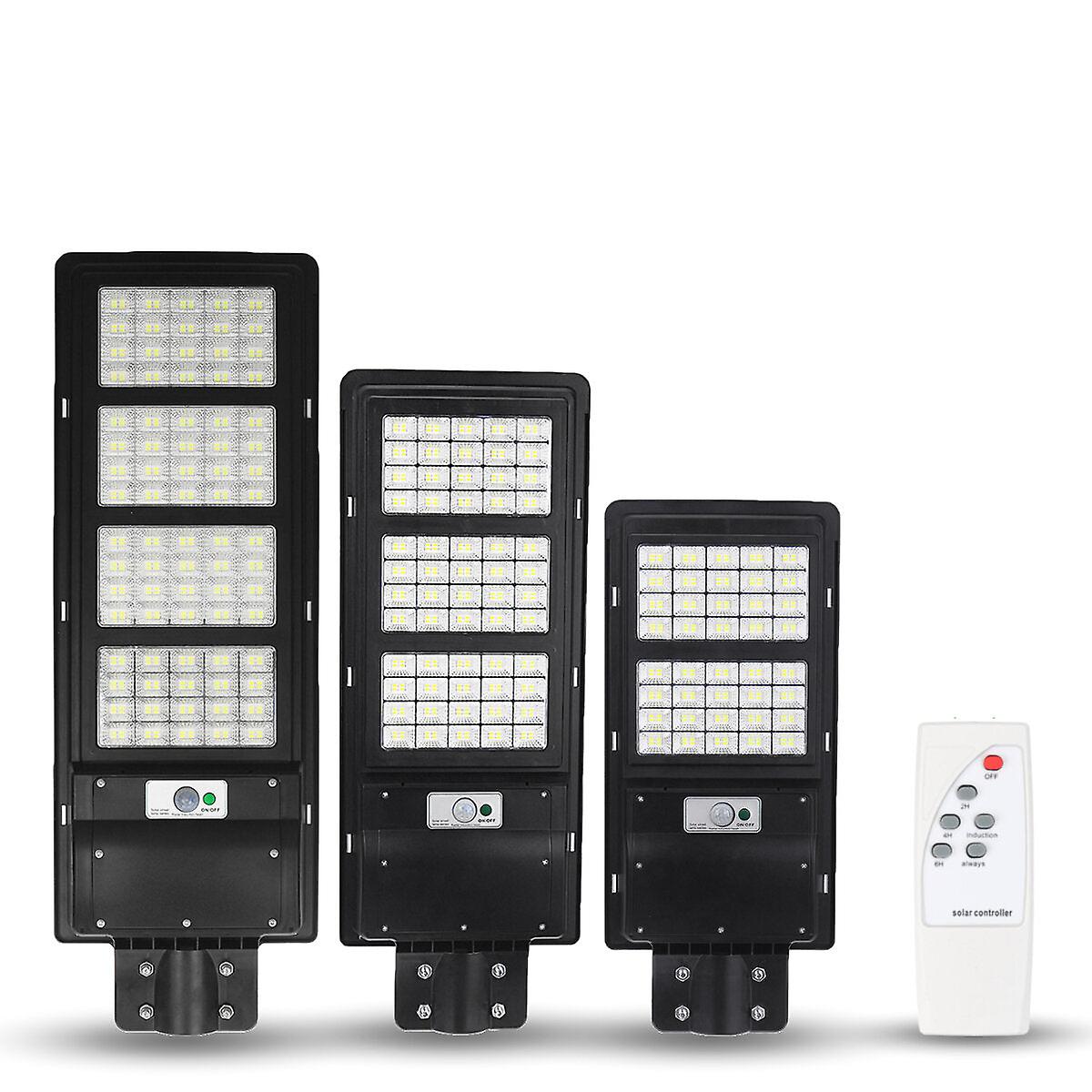 90/120/150W Solar Street Light With 160/240/320 Led, Pir Motion Sensor, Wall Lamp, And Remote Control