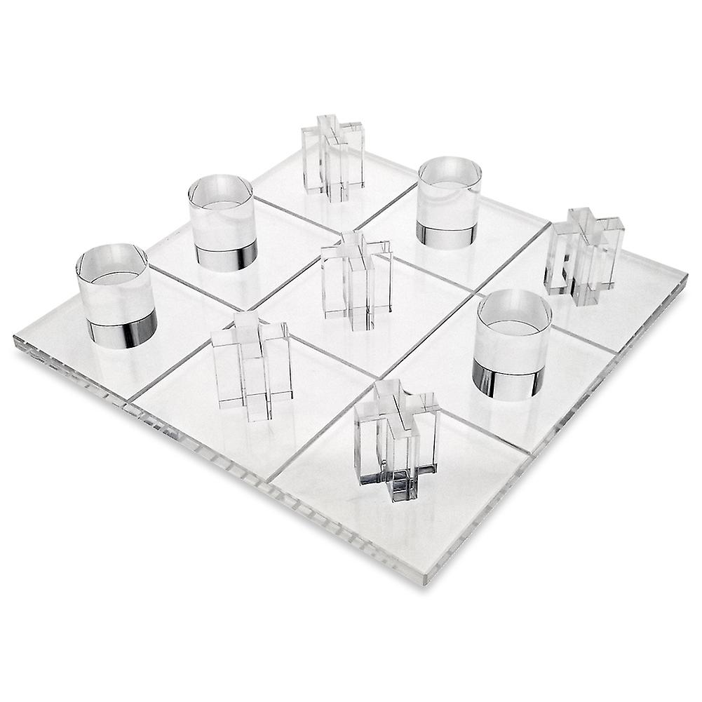 OnDisplay 3D豪华亚克力井字游戏 - 豪华行政桌面棋盘游戏