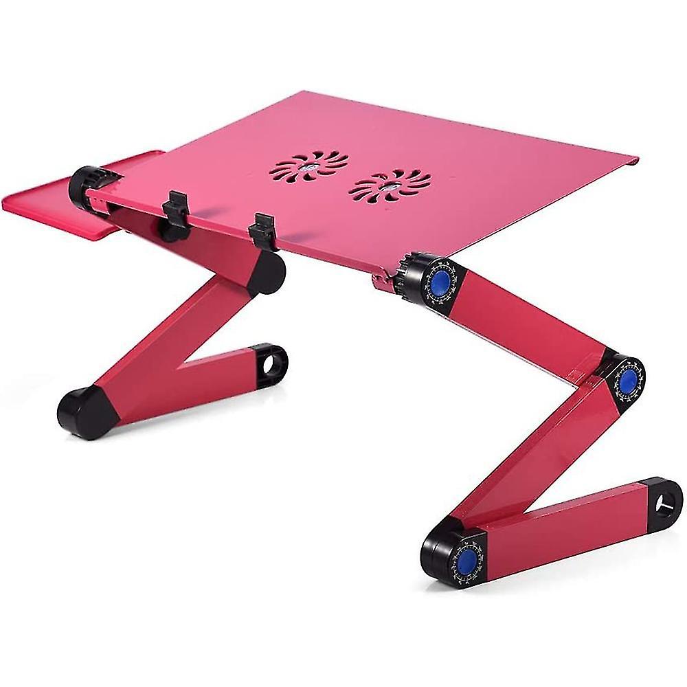 Aluminum Laptop Stand Adjustable With Cooling Fan And Mouse Pad