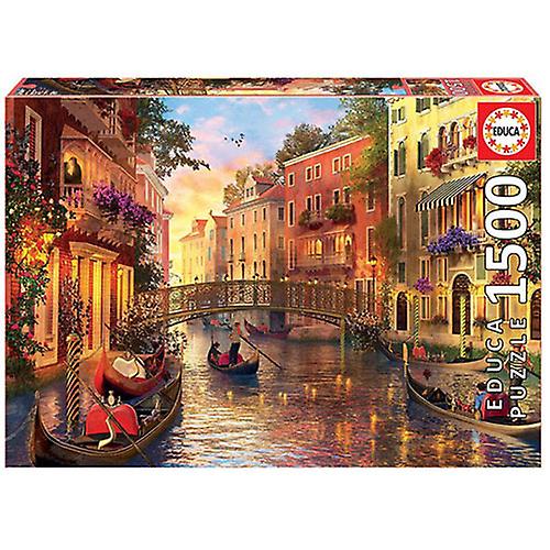 SUNSET N VENICE Educa Collection 1500 Pieces Jigsaw Puzzle for Ages 12+ and Up