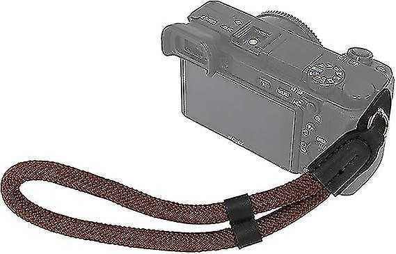 Camera Hand Wrist Strap For Sony  Climbing Rope Coffee
