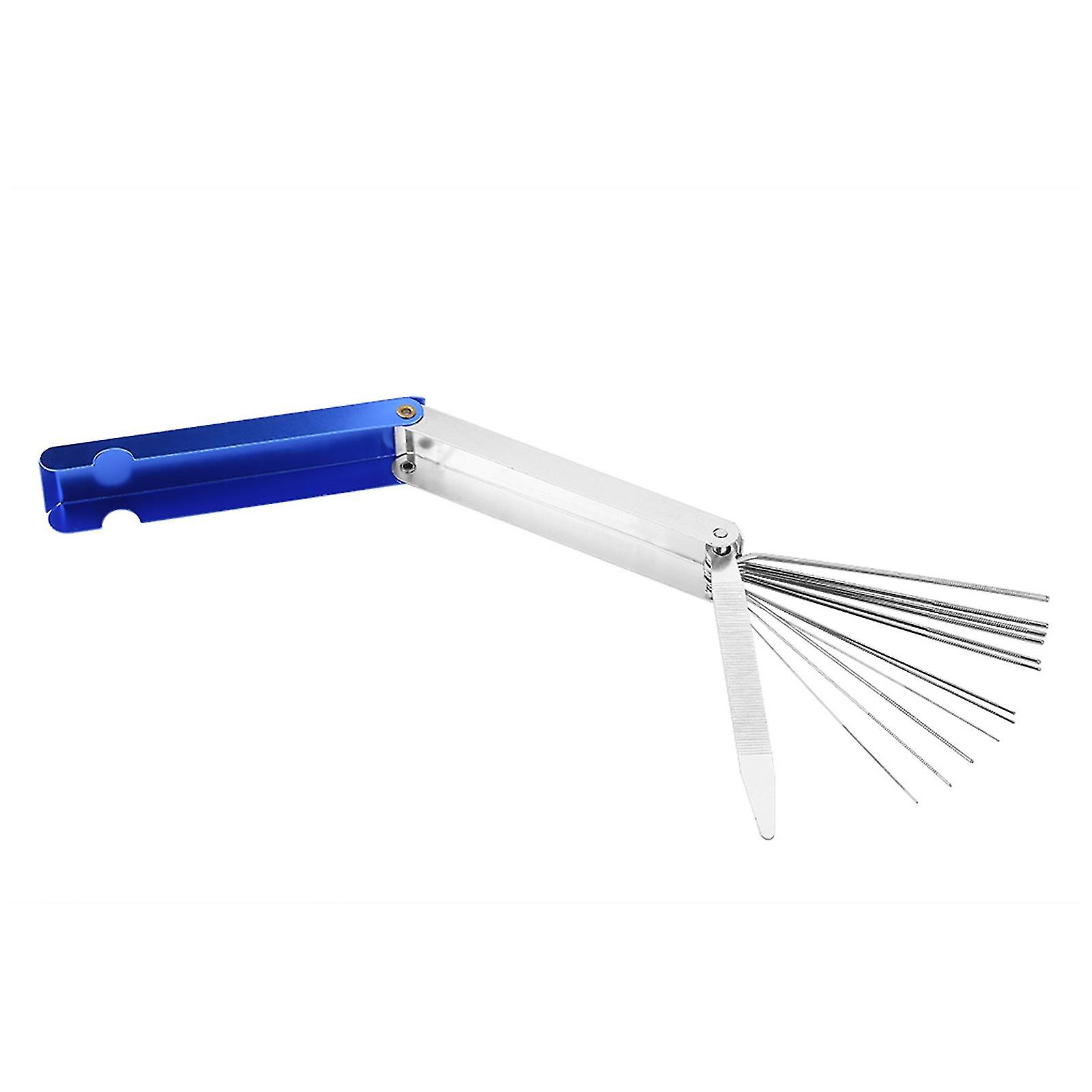 Motorcycle Carburetor Jet Cleaner Kit with Gas Welding Nozzle, Storage Box, Compatible with Most Models