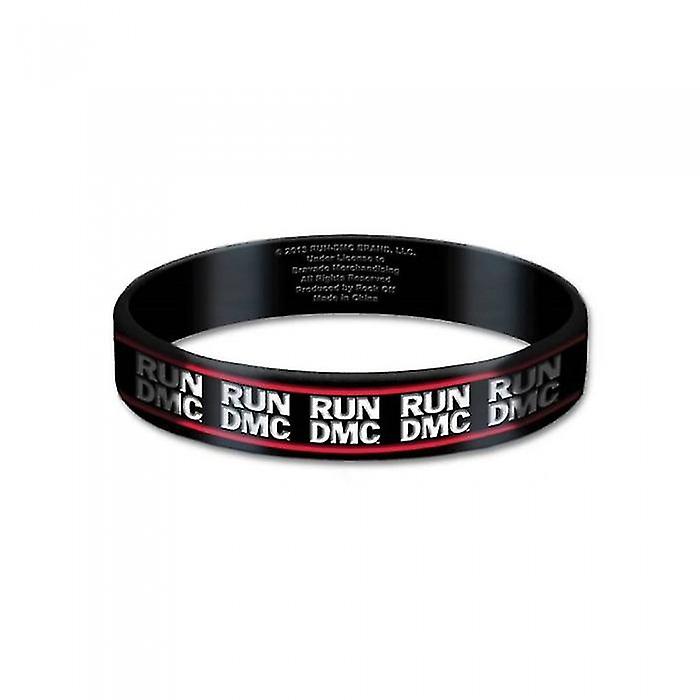 Run DMC Logo Silicone Wristband