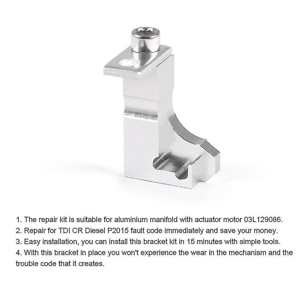 Kit Riparazione P2015 Per TDI CR - Staffa In Lega Alluminio, Per Collettore Aspirazione VW - Foto 3