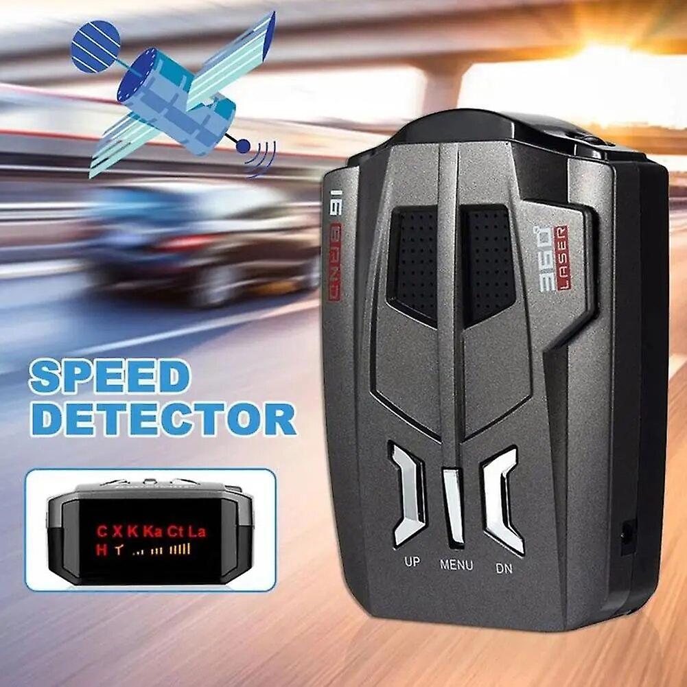 V9 12v Car Radar Detector Inglese russo Digital Display Auto Speed Voice Alert Warning Speed Control X K Ka Band Antislip Mat