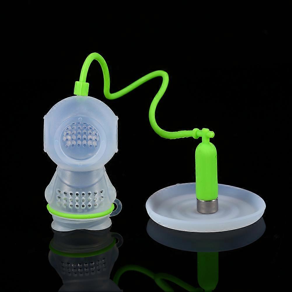 Creative Cute Silicone Tea Infuser Dipper Shape Reusable Home Green