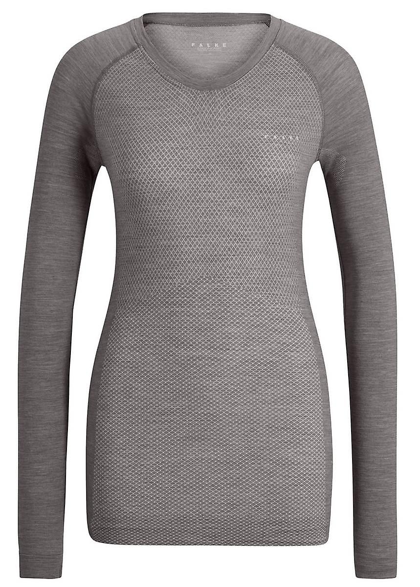Falke Wool Tech Light Koszulka Z Długim Rękawem - Szary Wrzos