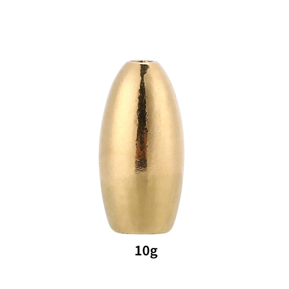 10stk CorrosiOn resistent kobbervægte synke Fiskegrej tilbehør (10g)