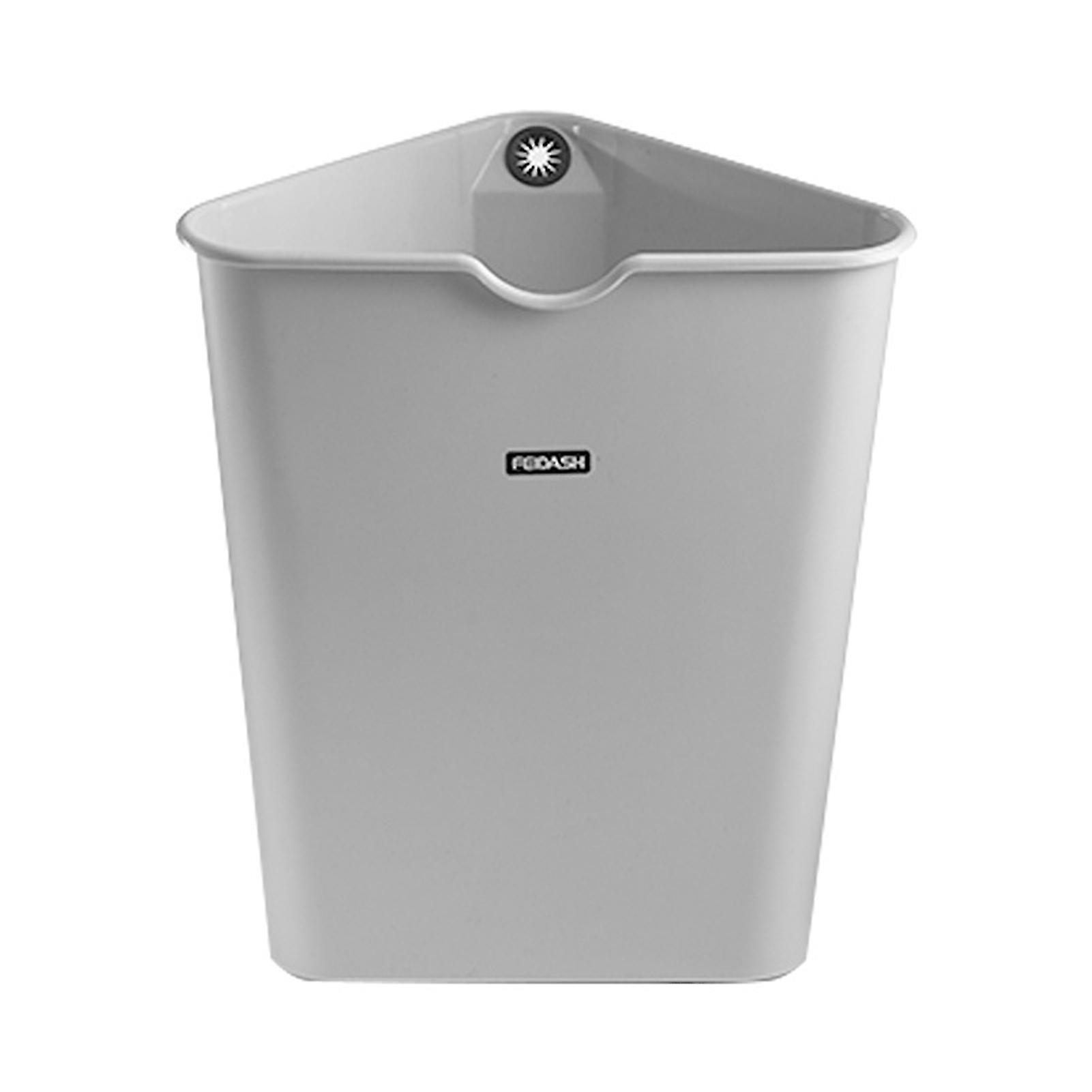Simple Opening Mouth Triangles Trash Can Easy Cleaning Garbage Bin for Living Room Home