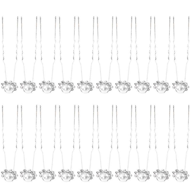 20pcs Perle Épingle à cheveux