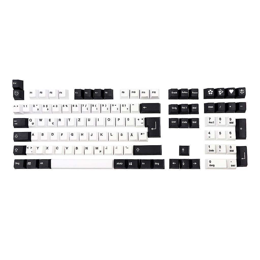 109 Keys Mechanical Keyboard Cherry Profile Dye-subbed Pbt Keycap For Mx Switch