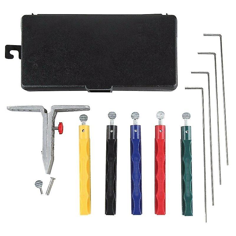 Cutter Sharpener Deluxe 5 Whetstones Set Sharpening System Portable Durable Tool