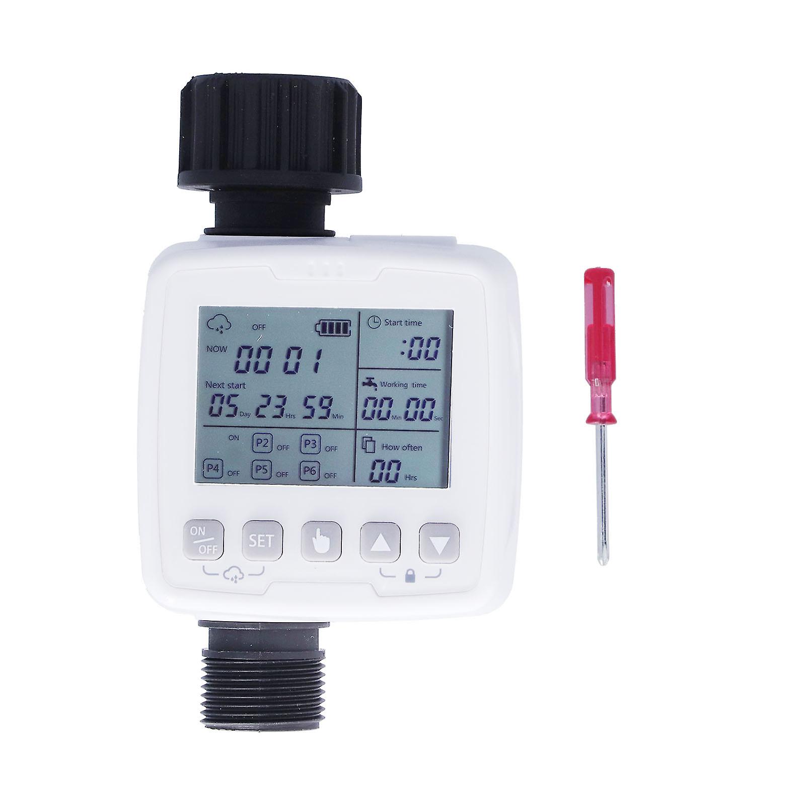 Outdoor Smart Sprinkler Timer with Rain Sensor and Waterproof Design