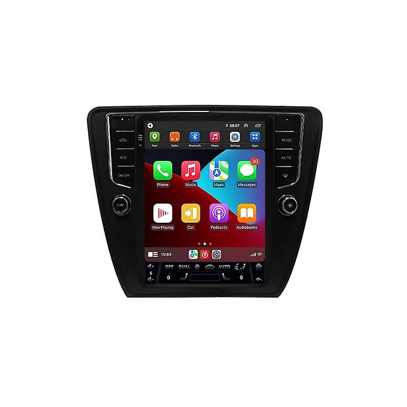 For Tesla style Carplay android auto For SKODA octavia 2016-2018 Car Android Radio Multimedia Video