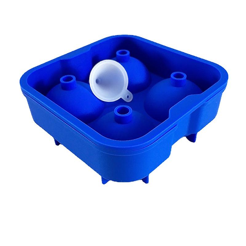 Ice Cube Trays Moids Frozen Storage Containers For Chocolate Cold Drinks Silicone 4-cell