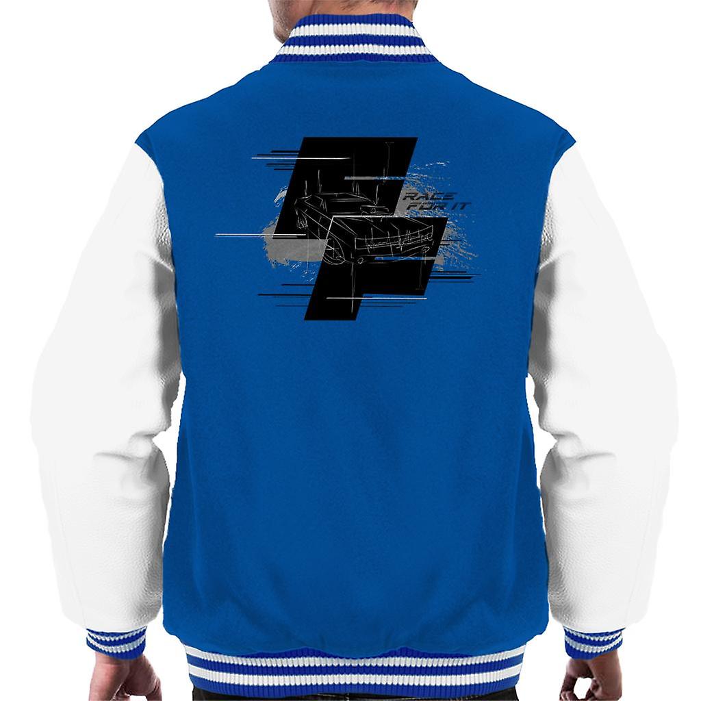 Fast and Furious Dodge Charger Race For It Montage Men's Varsity Jacket