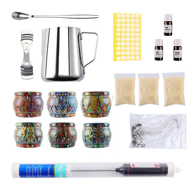 Creative Candle Making Kit For Beginners Scented Candles All-In-One Set With Wicks And Fragrance