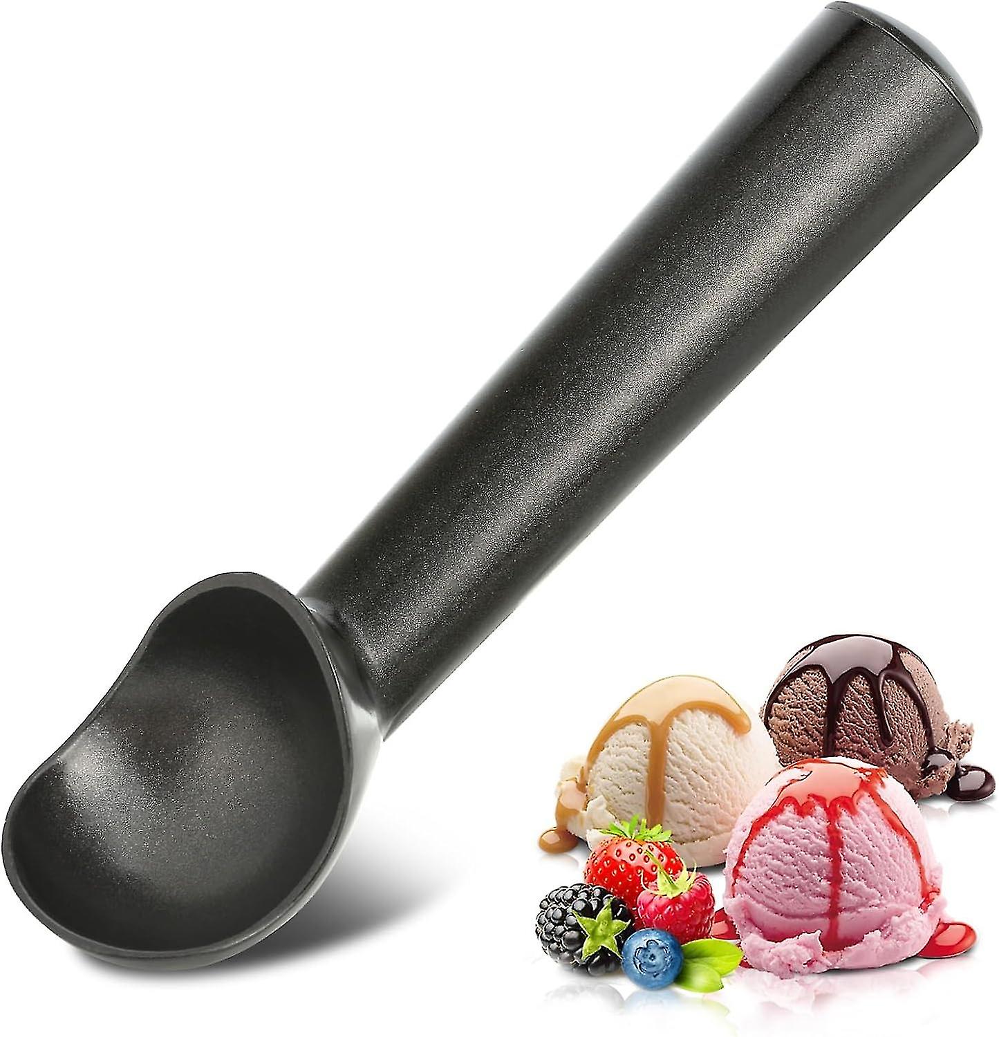 sorvete scoop, ouro alumínio sorvete scooper, 7 polegadas one-piece design nonstick cookie spoon.