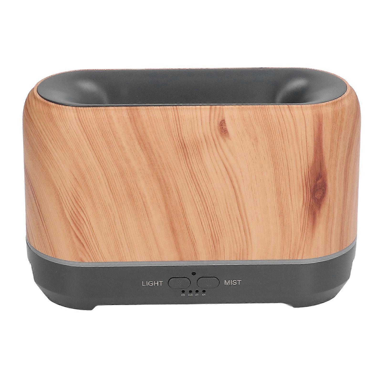 200ml Flame Diffuser Humidifier Hollow Aromatherapy Diffuser with Flame Light USB Charging Humidifier for Home Office